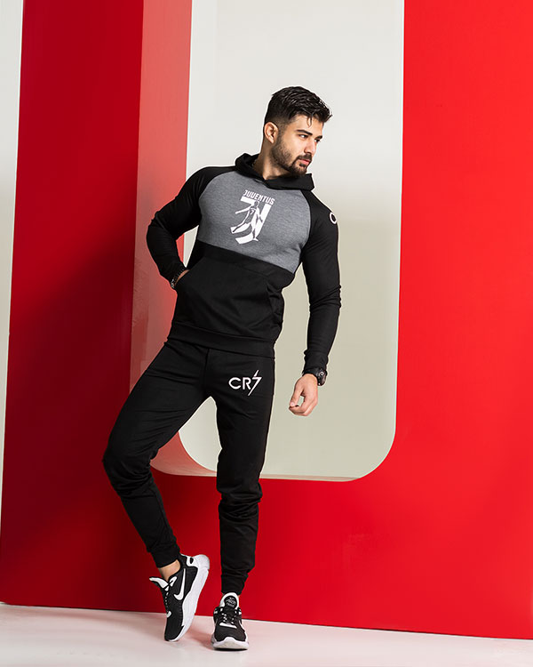 ست هودی و شلوار مردانه مدل CR7