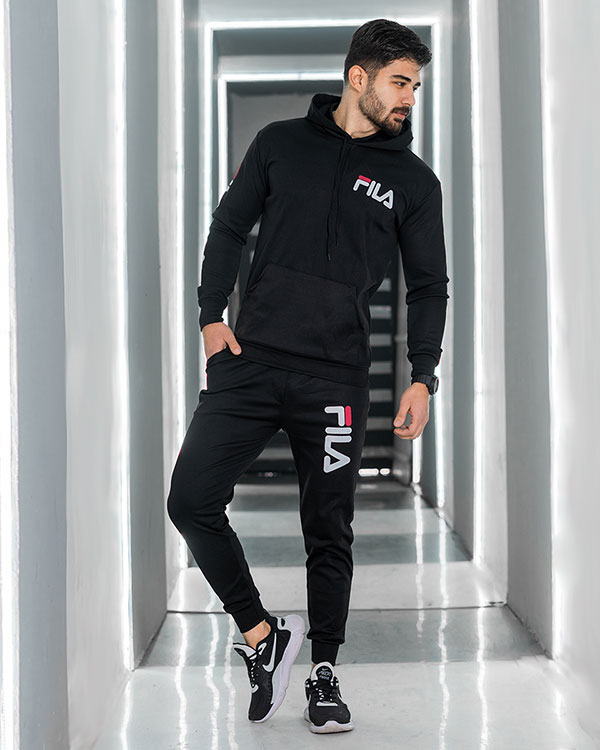 ست هودی شلوار Fila مردانه مدل lanko