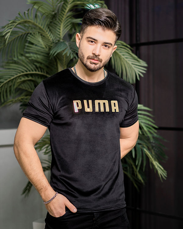 تيشرت مخمل Puma مردانه مدل Horosh