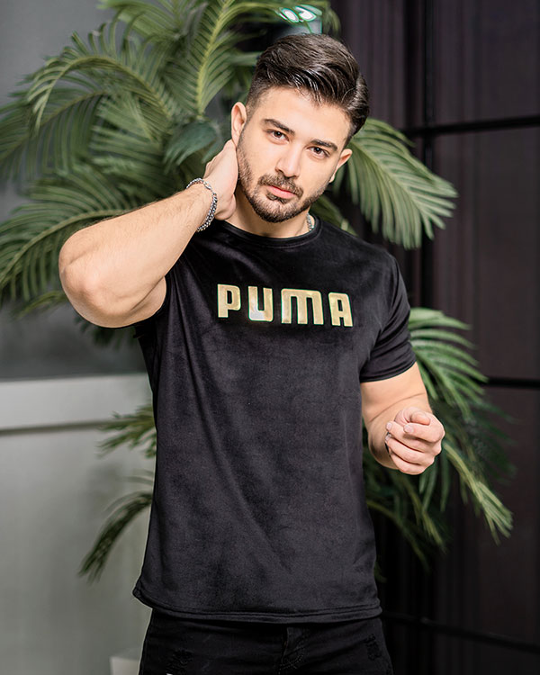 تيشرت مخمل Puma مردانه مدل Horosh