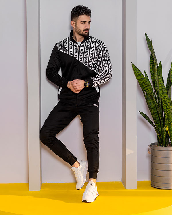 ست سوئیشرت شلوار Fendi مردانه مدل F 56