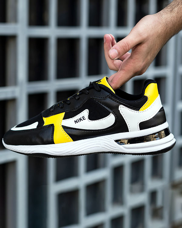 کفش ورزشی Nike مردانه مشکی زرد مدلJimi