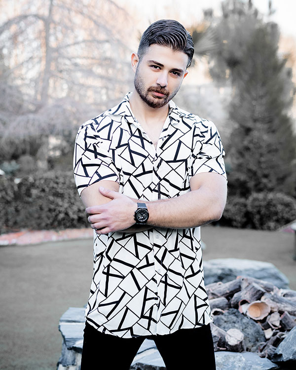 پيراهن هاوايي مردانه مدل Rasina