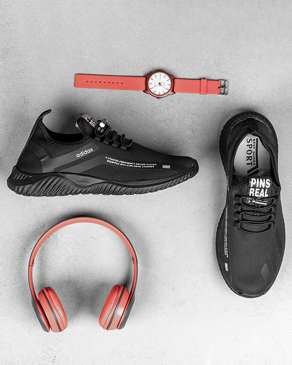 کفش ورزشی Adidas مردانه مشکی مدل Titan