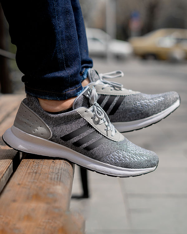 کفش ورزشی مردانه Adidas طوسی مدلR78