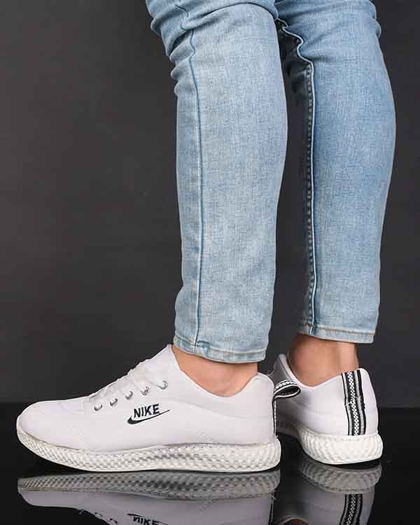 کفش ورزشی مردانه مدل nike تمام سفید 