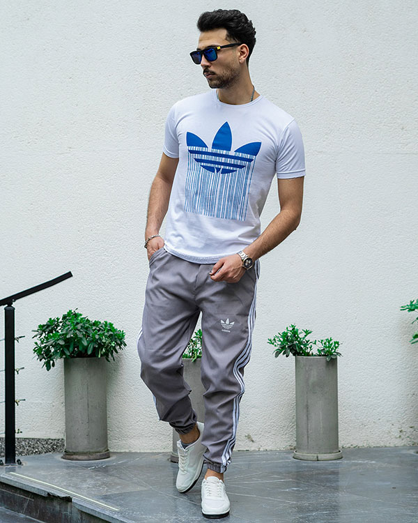 شلوار اسلش Adidas مردانه طوسی مدلNEMO