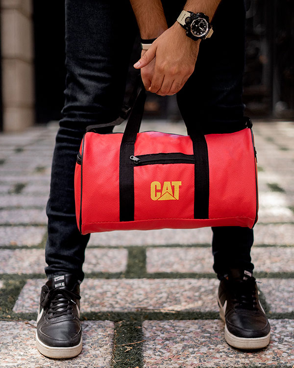 ساک ورزشی Cat قرمز مدل Bahram