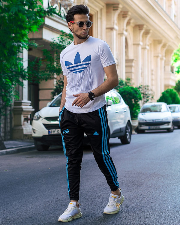 شلوار اسلش سه خط مردانه مدلn50
