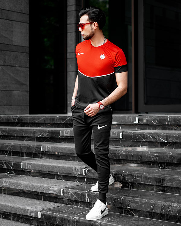 ست تیشرت شلوار پرسپولیس مردانه مدل tolin