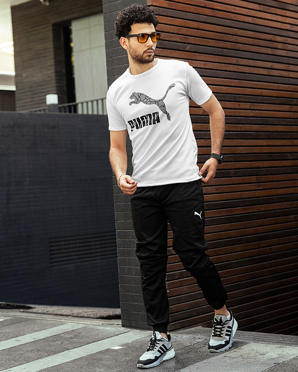 ست تيشرت شلوار Puma مردانه مدلkoba