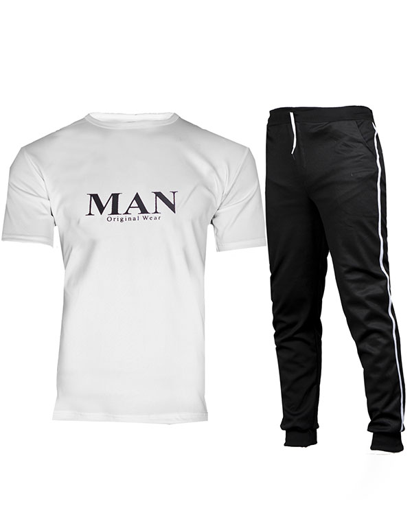ست تيشرت شلوار MAN مردانه مدل Kamyar