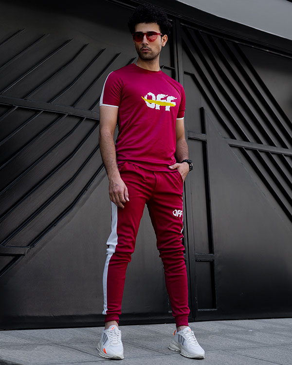 ست تیشرت شلوار off مردانه مدل O77
