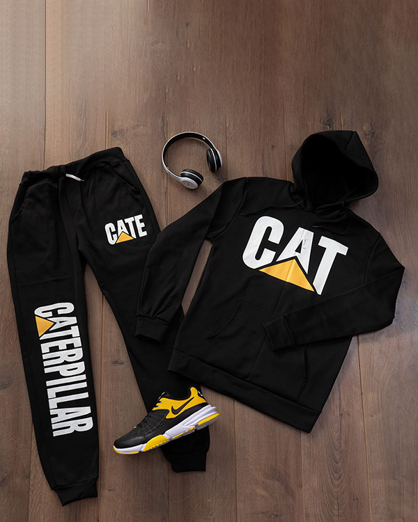 ست هودي شلوار Cat مردانه مدل b78