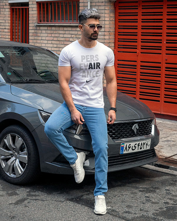 شلوار جین آبی مردانه مدل Arsalan