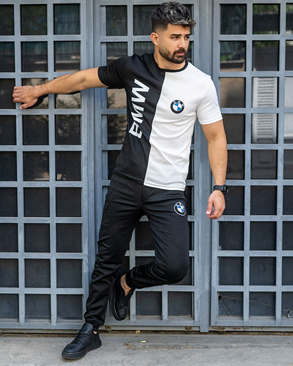 ست تیشرت شلوار bmw مردانه مدل Noman