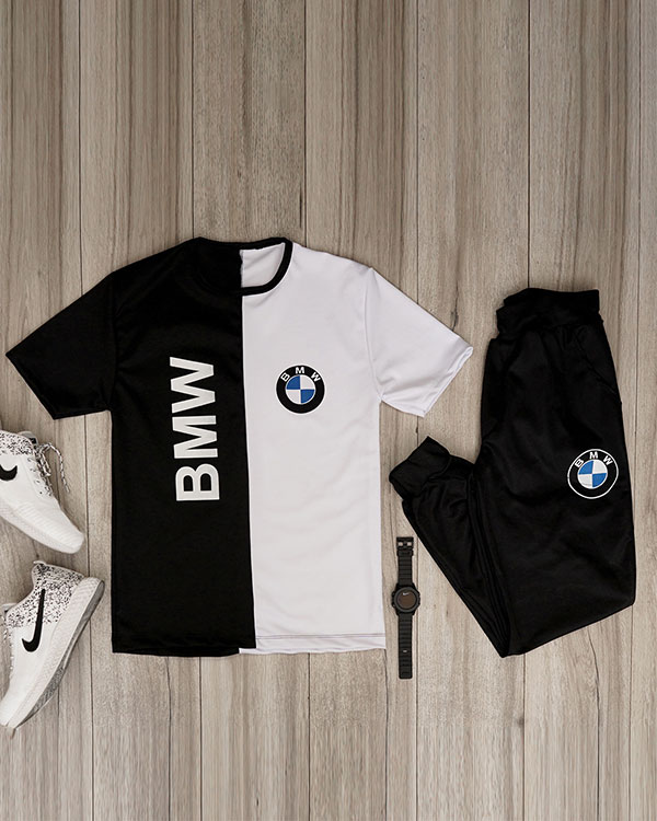 ست تیشرت شلوار bmw مردانه مدل Noman