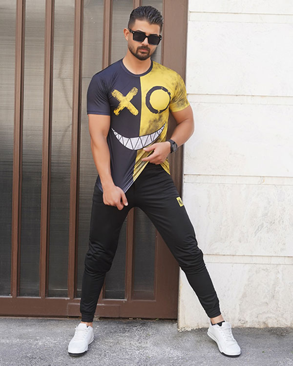 ست تیشرت شلوار مردانه مدل xo