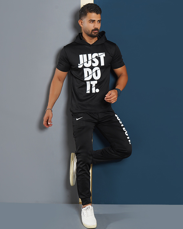 ست هودي شلوار Just Do It مردانه مدلJefri