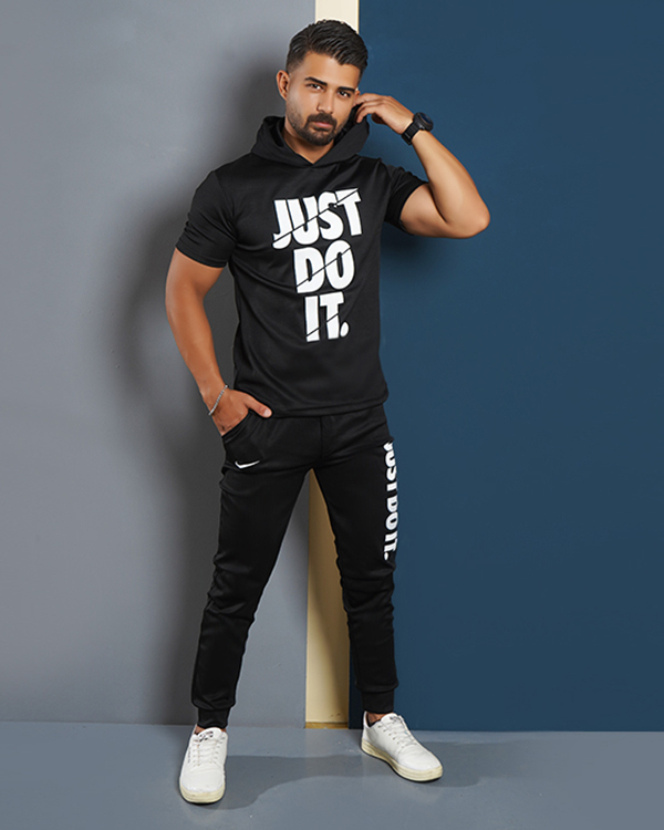 ست هودي شلوار Just Do It مردانه مدلJefri