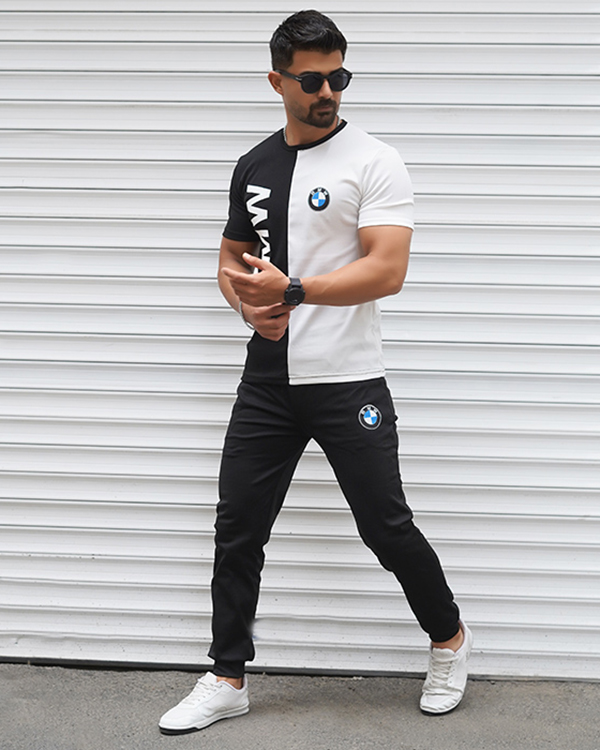 ست تیشرت شلوار bmw مردانه مدل Noman
