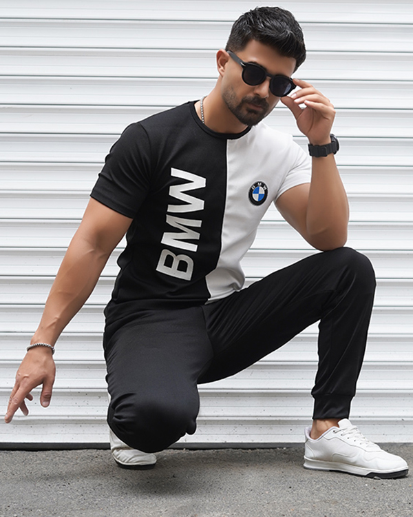 ست تیشرت شلوار bmw مردانه مدل Noman