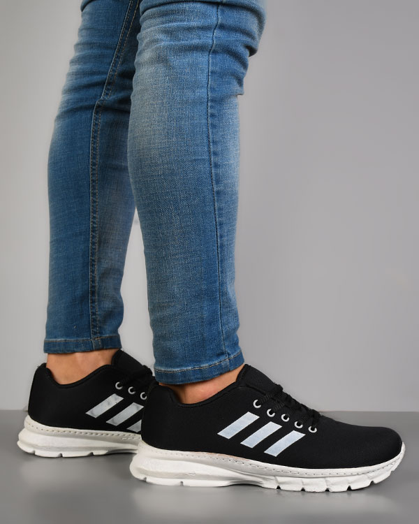 کفش اسپرت مردانه مدل adidas مشکی -سفید