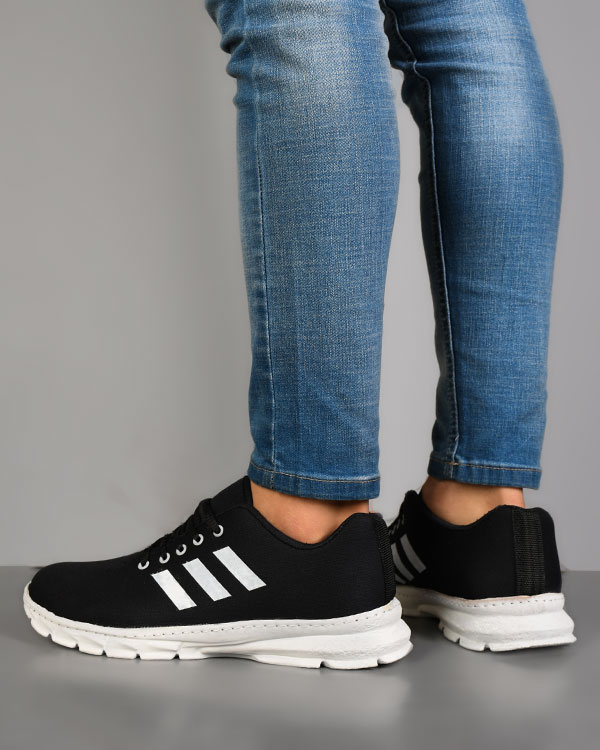 کفش اسپرت مردانه مدل adidas مشکی -سفید