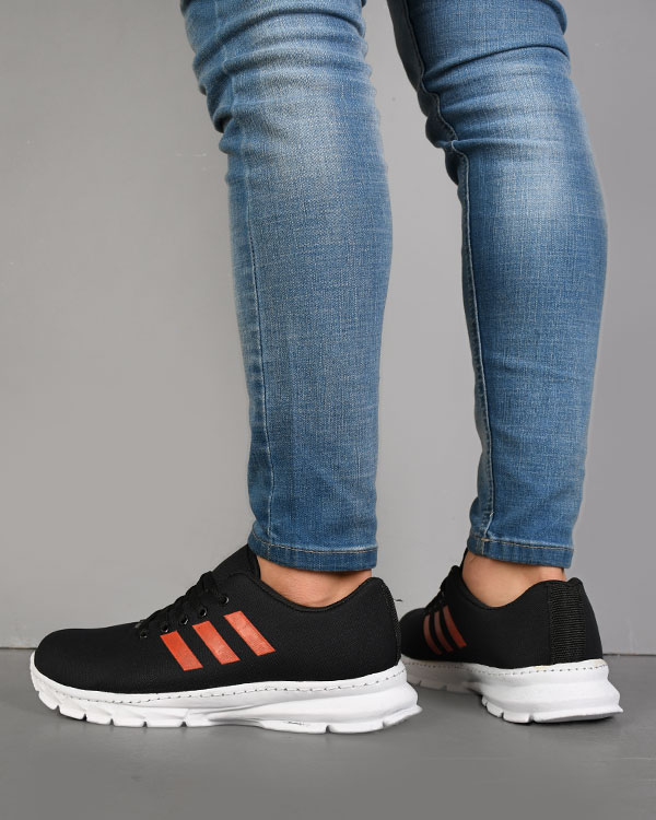 کفش اسپرت مردانه مدل adidas مشکی -قرمز
