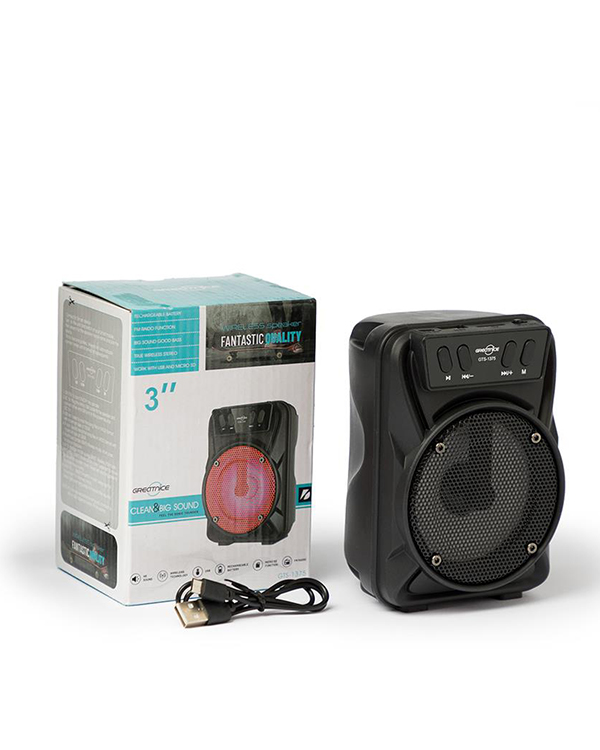 اسپیکر بلوتوثی Greatnice مشکی مدل GTS-1346