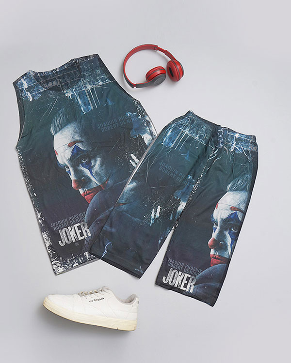 ست رکابی شلوارک مردانه مدل Joker