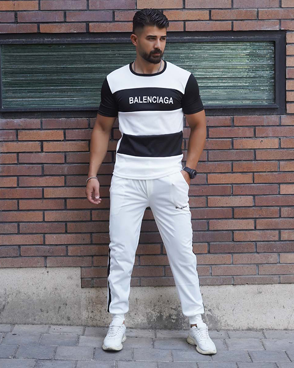 ست تیشرت شلوار Balenciaga مدل Siwan