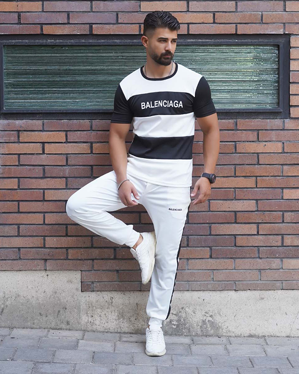 ست تیشرت شلوار Balenciaga مدل Siwan