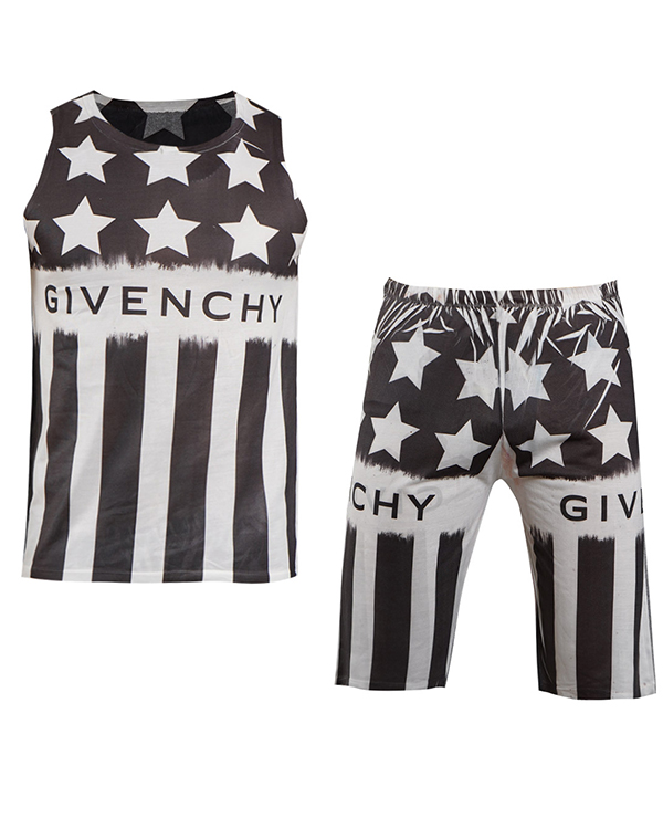 ست رکابی شلوارک مردانه مدل Givenchy