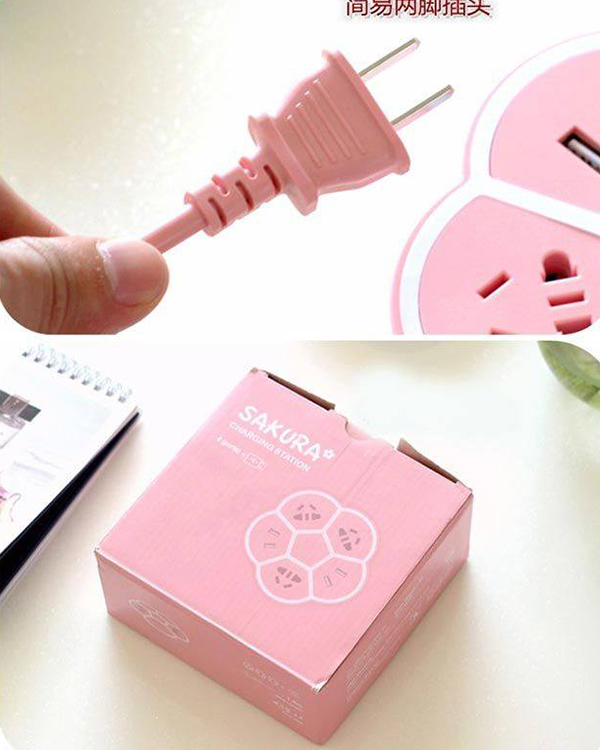 چند راهی برق و شارژر USB