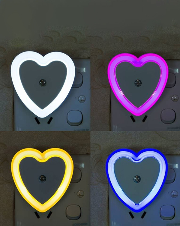 چراغ خواب طرح قلب Light control