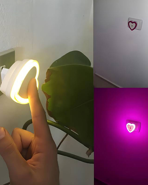 چراغ خواب طرح قلب Light control
