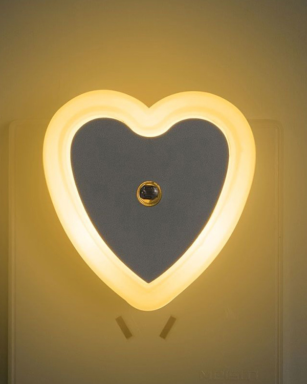 چراغ خواب طرح قلب Light control