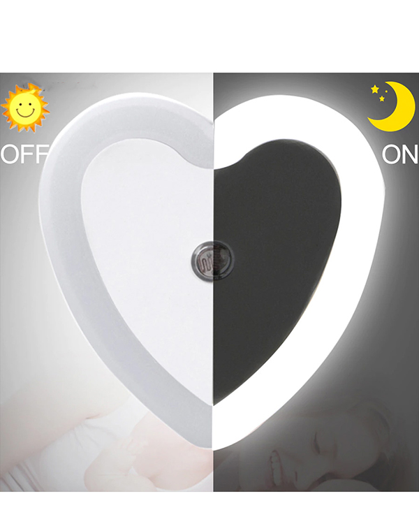 چراغ خواب طرح قلب Light control