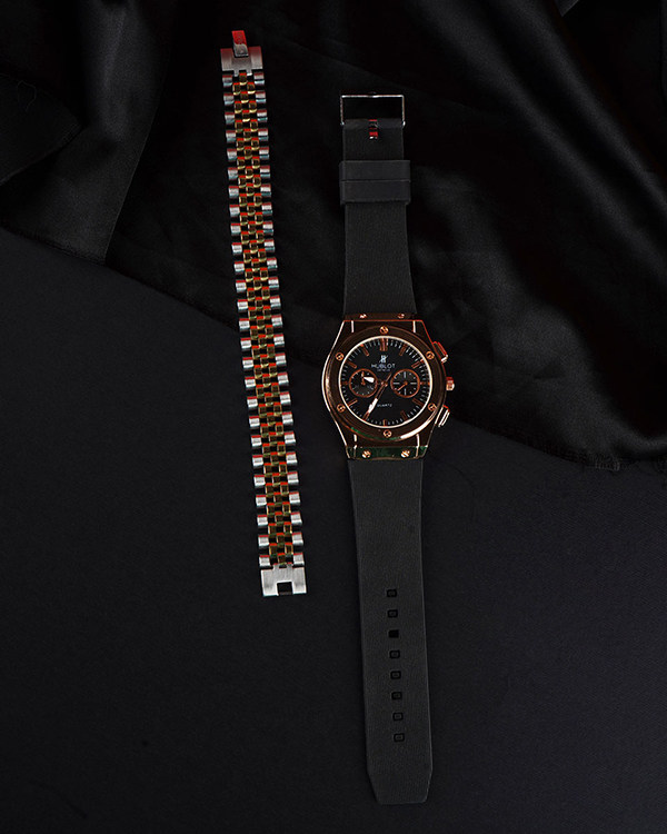 دست بند دو رنگ مدل Rolex