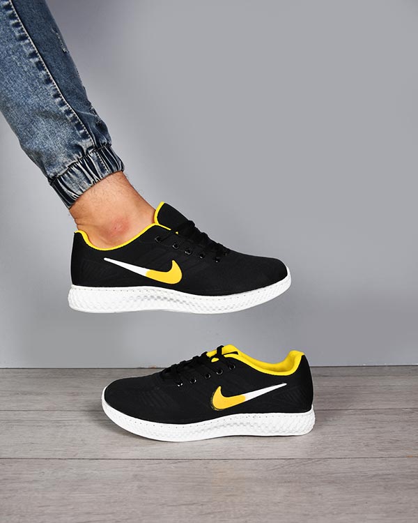 کفش ورزشی مردانه مدل NIKE زرد