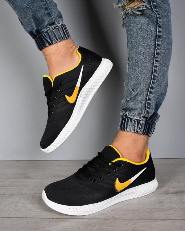 کفش ورزشی مردانه مدل NIKE زرد