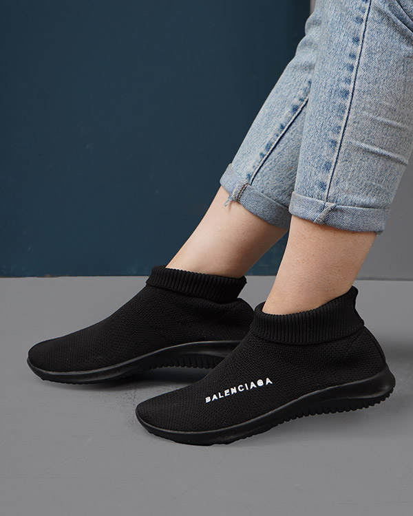 نیم بوت جورابی زنانه مدل balenciaga