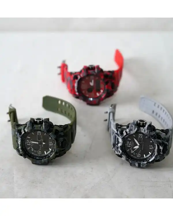 ساعت اسپرت G-SHOCK سه سنسوره طرح ارتشی  Army