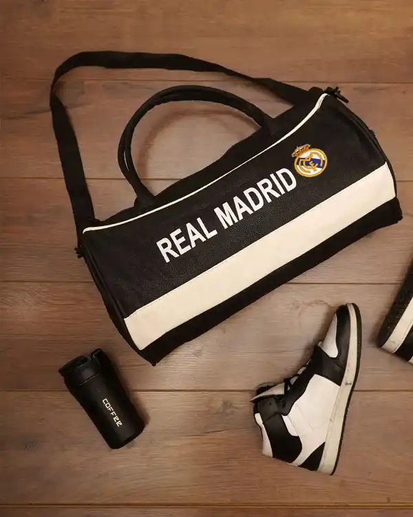 کیف ورزشی مشکی مدل Real Madrid