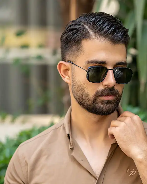 عینک آفتابی چهارگوش UV protection