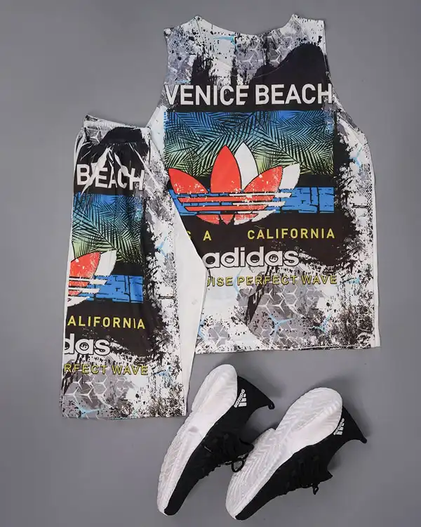 ست رکابی شلوارک مردانه مدل VENICE BEACH