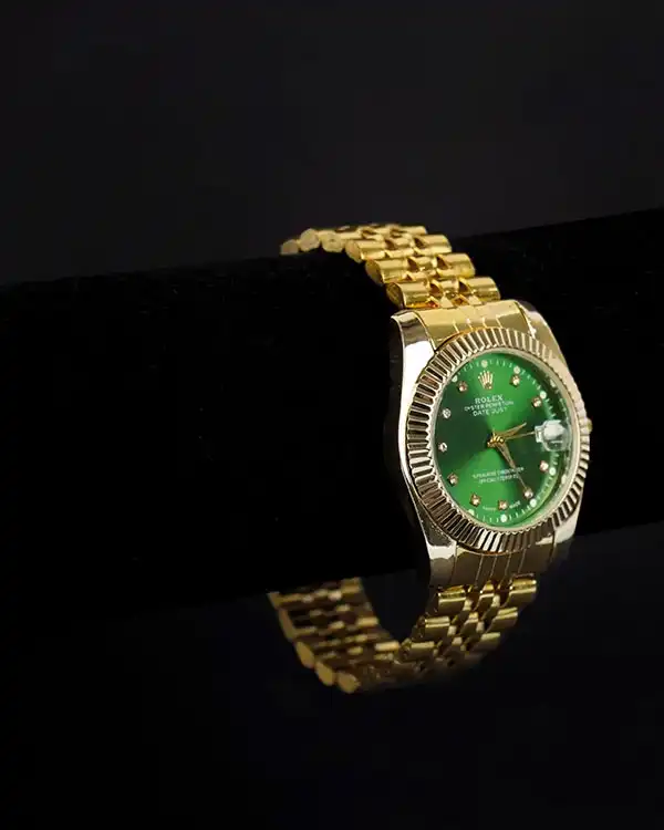 ساعت Rolex زنانه صفحه سبز مدل R12