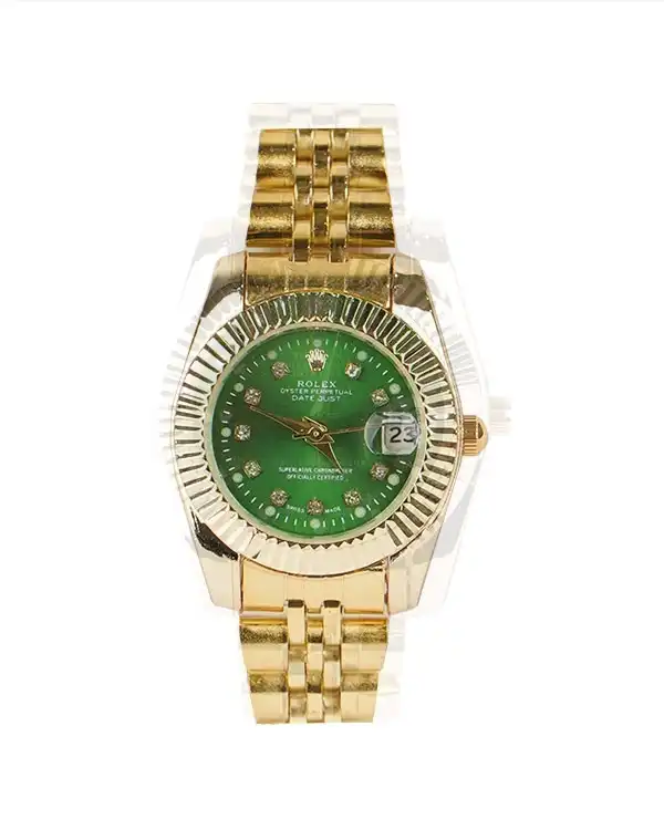 ساعت Rolex زنانه صفحه سبز مدل R12