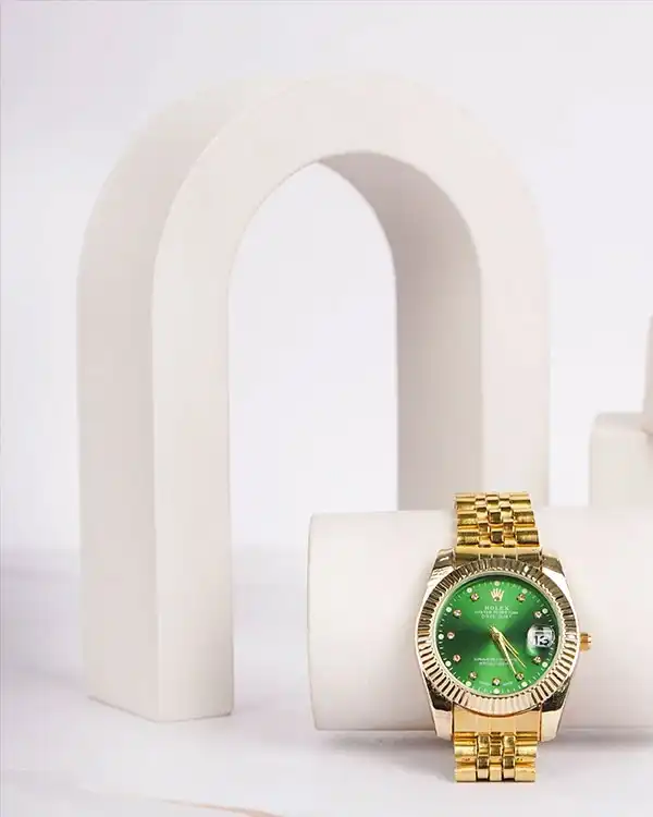 ساعت Rolex زنانه صفحه سبز مدل R12